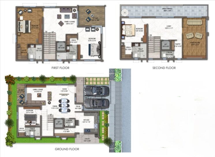 Map Location, radhey-raaga 4 Bedroom 3767 Sq.Ft. Villa In Kollur Hyderabad 8527962
