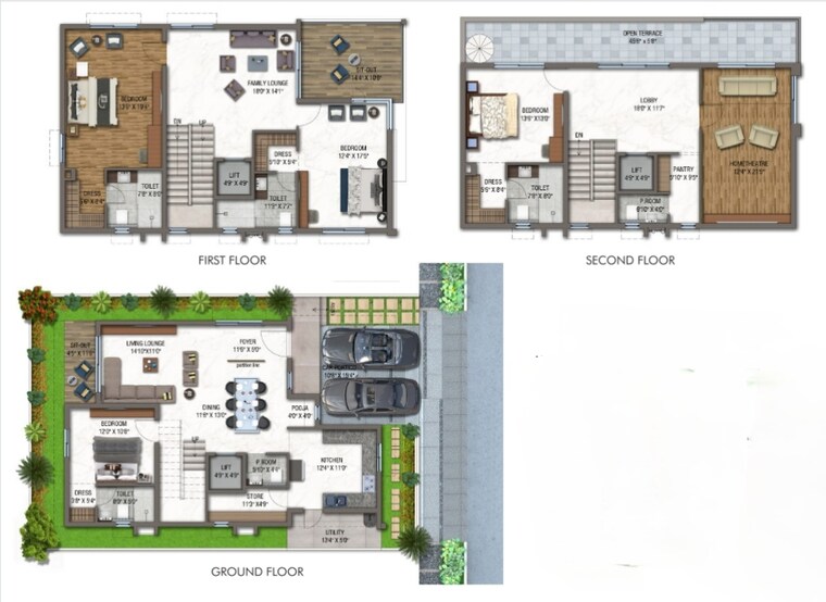 Map Location, radhey-raaga 4 Bedroom 3767 Sq.Ft. Villa In Kollur Hyderabad 8527962