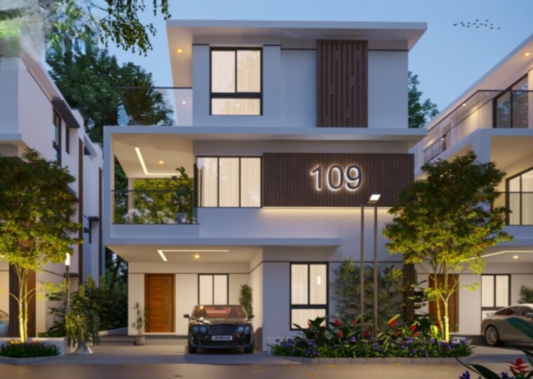 Exterior View, radhey-raaga 4 Bedroom 3767 Sq.Ft. Villa In Kollur Hyderabad 8527962