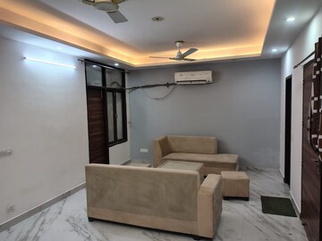Living Room in 3 BHK Builder Floor at Saket – for Rent