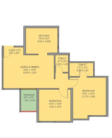  2 BHK Apartment at VTP Belair B And D Building, Mahalunge – for Sale