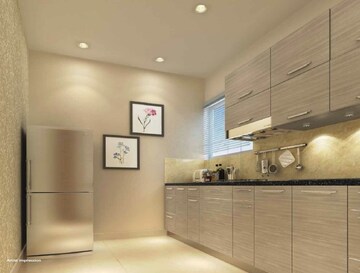 Kitchen in 3 BHK Apartment at Omkar Signet, Malad East – for Rent