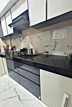 Kitchen in 1 BHK Apartment at Ruparel Sereno, Vasai East – for Sale