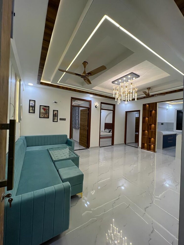 Living Room, mansarovar extension 4 Bedroom 1650 Sq.Ft. Builder Floor In Mansarovar Extension Jaipur 8528175