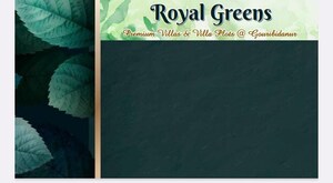   Plot at Sampangi Rama Nagar – for Sale