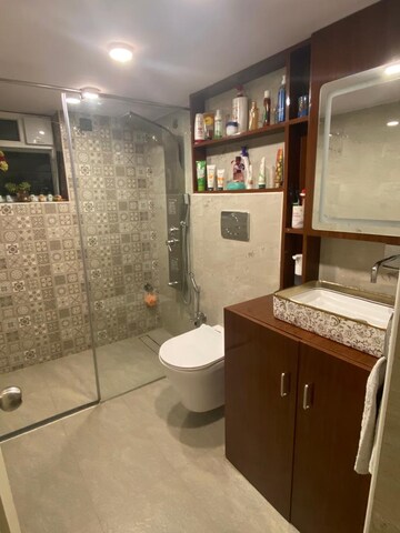 Bathroom in 4 BHK Apartment at Sivanchetti Gardens – for Sale