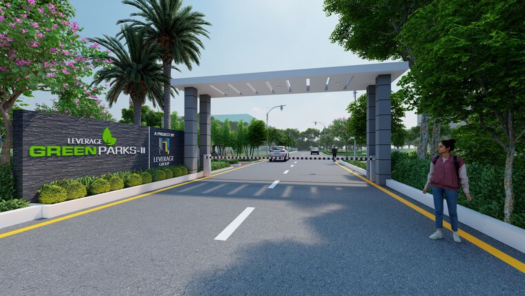 Exterior View, leverage-greens  950 Sq.Ft. Plot In Koradi rd Nagpur 8528372