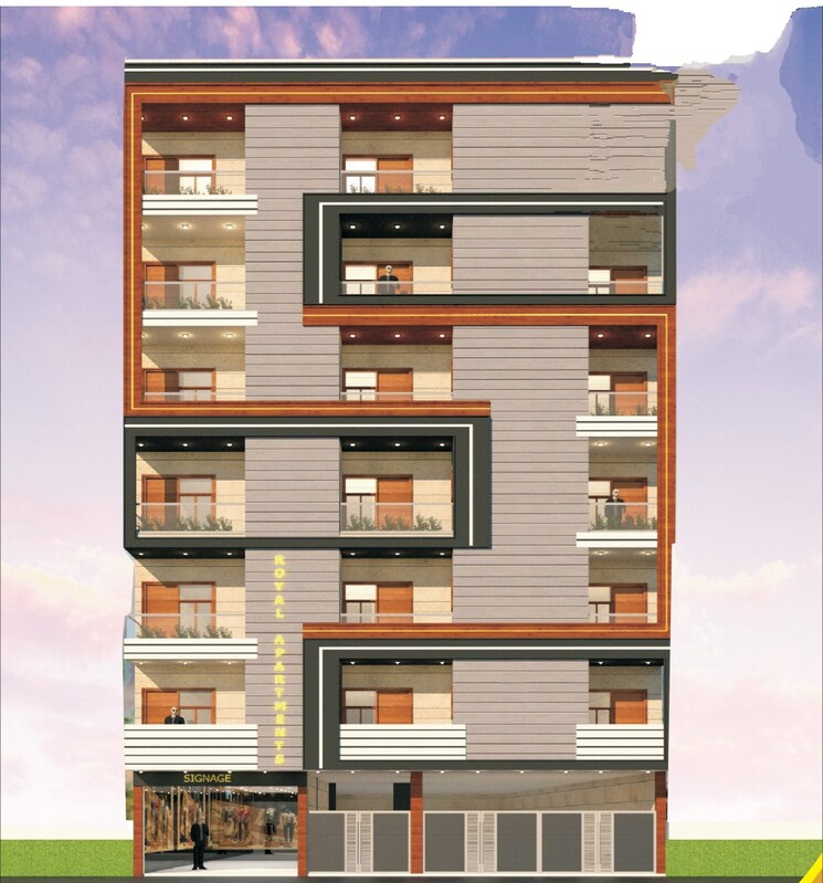 Exterior View, sector 73 1 Bedroom 600 Sq.Ft. Builder Floor In Sector 73 Noida 8528428