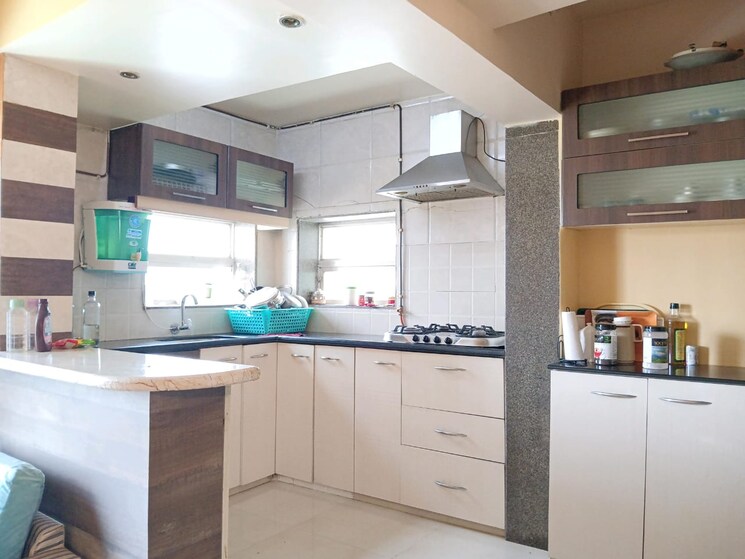 Kitchen, nri-complex-phase-2 3 Bedroom 2500 Sq.Ft. Penthouse In Seawoods Navi Mumbai 8513418