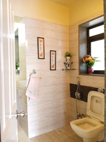 Bathroom in 3 BHK Penthouse at NRI Complex Phase 2, Seawoods – for Sale