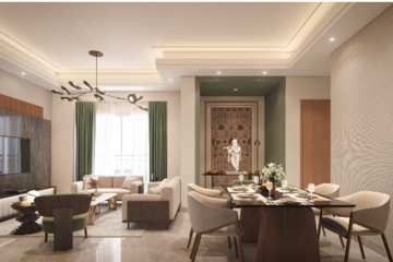Living Room in 4 BHK Apartment at Tech Zone 4 Greater Noida – for Sale