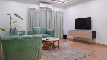 Living Room in 3 BHK Apartment at Banjara Hills – for Rent