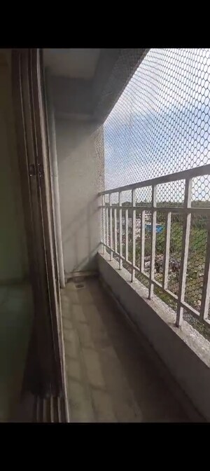 Balcony in 1 BHK Apartment at Mansarovar Pearl Gardens, Vasai West – for Sale