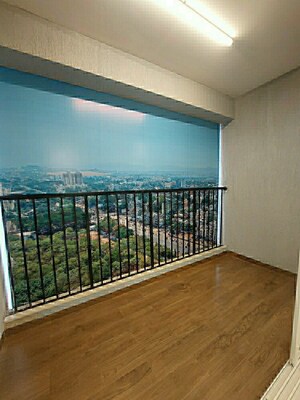 Balcony in 2 BHK Apartment at Dosti Greenscape, Hadapsar – for Sale