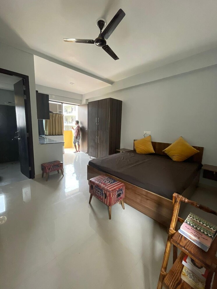 Bedroom, sector 52 Studio 650 Sq.Ft. Builder Floor In Sector 52 Gurgaon 8529949