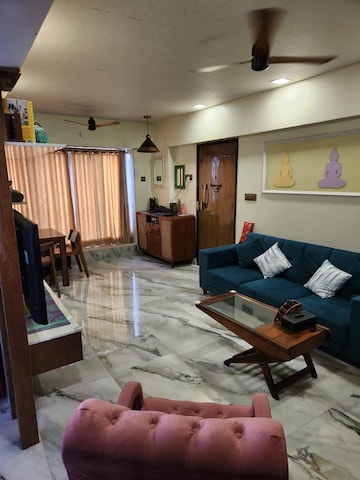 Living Room in 2 BHK Apartment at Sheth Irene, Malad West – for Rent