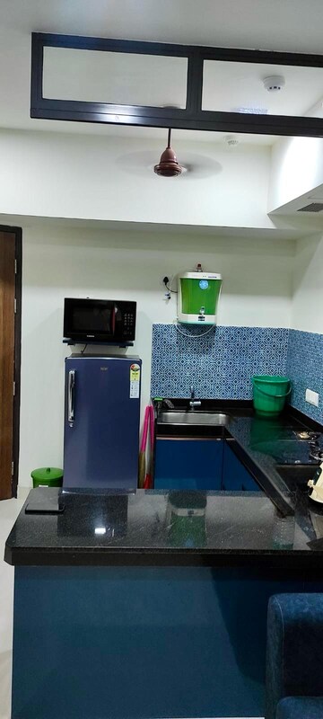 Kitchen in 1 BHK Apartment at Lodha Crown Quality Homes, Majiwada – for Rent