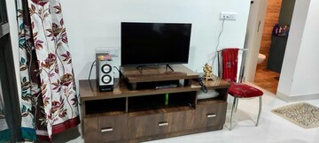 Living Room in 1 BHK Apartment at Lodha Crown Quality Homes, Majiwada – for Rent