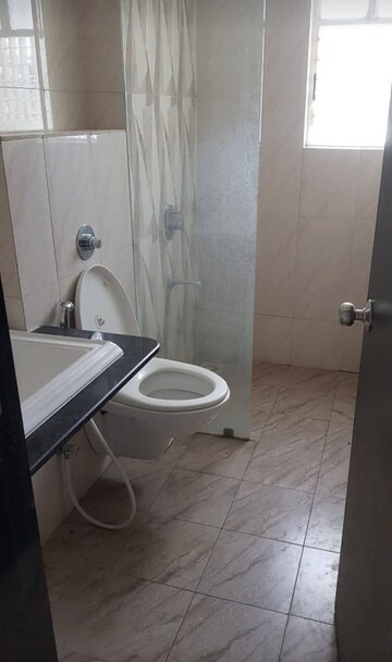 Bathroom in 1 BHK Apartment at Gulmohar Symphony, Kharadi – for Rent