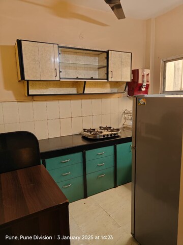 Kitchen in 1 BHK Apartment at Windsor Estate, Kalyani Nagar – for Rent