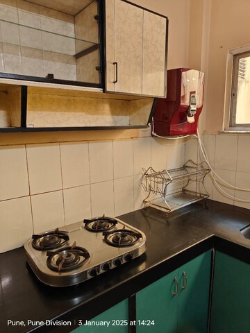 Kitchen in 1 BHK Apartment at Windsor Estate, Kalyani Nagar – for Rent
