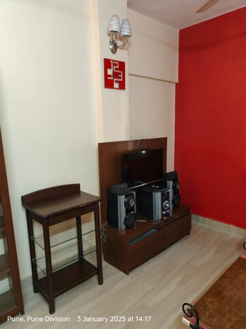 Living Room in 1 BHK Apartment at Windsor Estate, Kalyani Nagar – for Rent