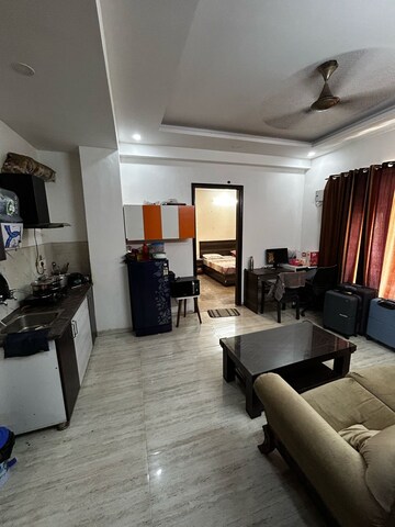 Living Room in 2 BHK Builder Floor at Ansal Sushant Lok I, Sector 43 – for Rent