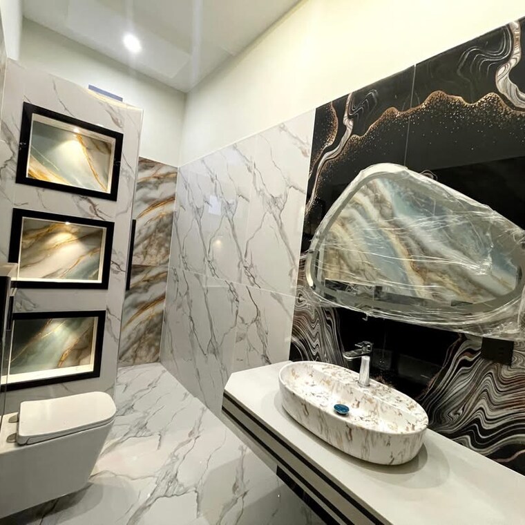 Bathroom, vastu-sanghavi-residency 1 Bedroom 600 Sq.Ft. Villa In Bhicholi Mardana Indore 8530789