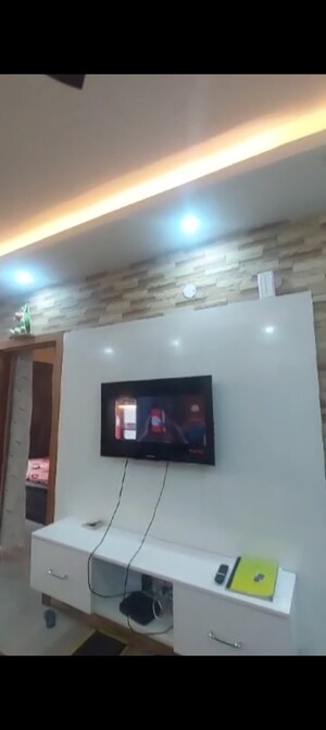 Living Room in 2 BHK Apartment at Uninav Heights Phase I, Raj Nagar Extension – for Sale