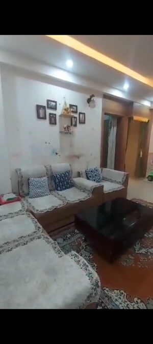 Living Room in 2 BHK Apartment at Uninav Heights Phase I, Raj Nagar Extension – for Sale