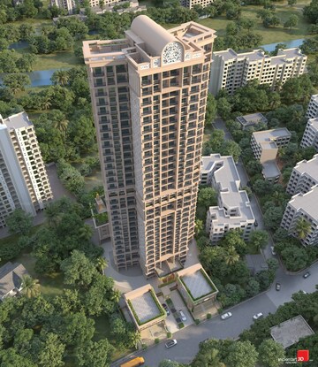 3 BHK Apartment – Exterior View View at Midtown W90, Gauripada - for Sale