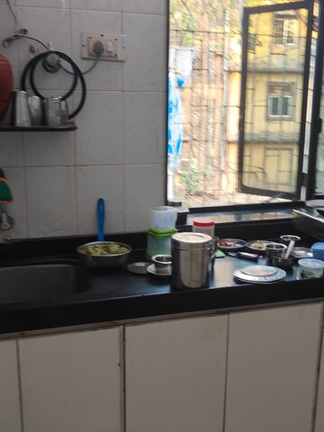 Kitchen in 1 BHK Apartment at Khar West – for Rent