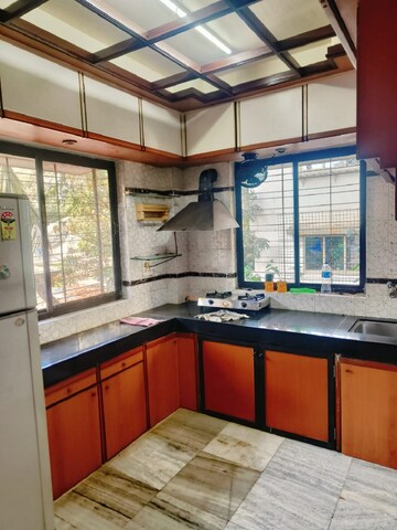 Kitchen in 1 BHK Apartment at Bandra West – for Rent
