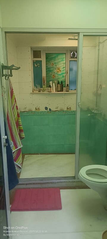 Bathroom in 3 BHK Apartment at Khar West – for Rent