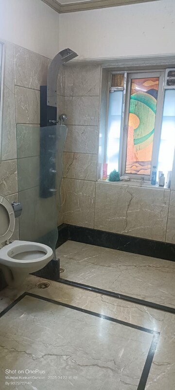 Bathroom in 3 BHK Apartment at Khar West – for Rent