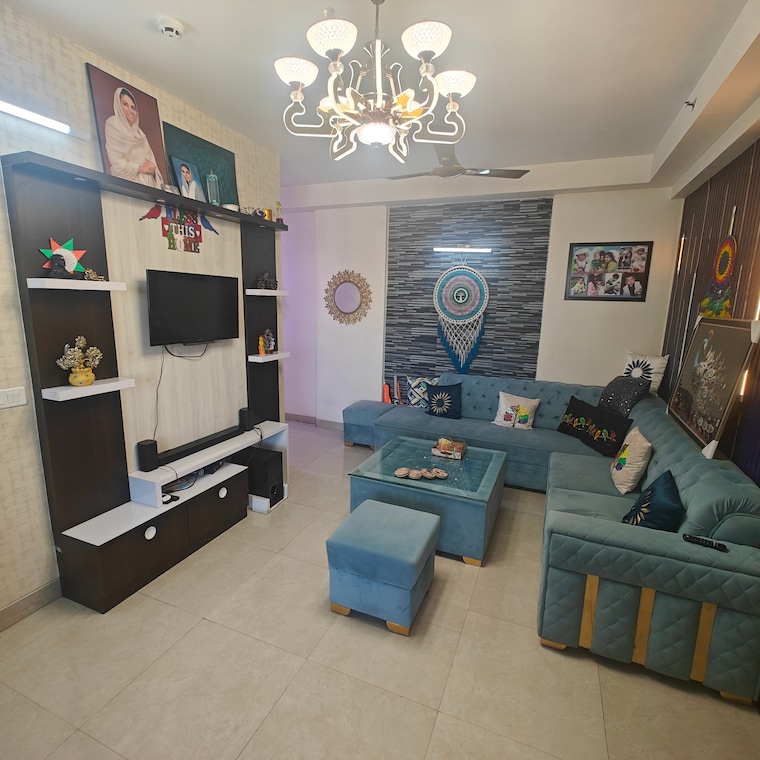 Living Room, m3m-marina 2 Bedroom 1245 Sq.Ft. Apartment In Sector 68 Gurgaon 8531831