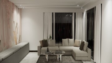 Living Room in 5 BHK Apartment at Banjara Hills – for Rent