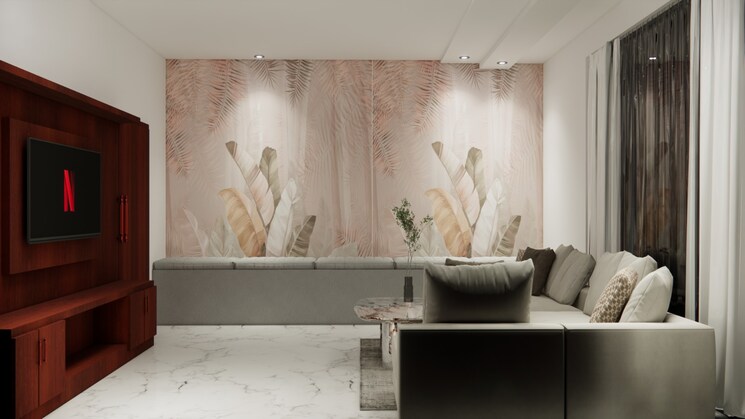 Living Room, banjara hills 5 Bedroom 6500 Sq.Ft. Apartment In Banjara Hills Hyderabad 8531926