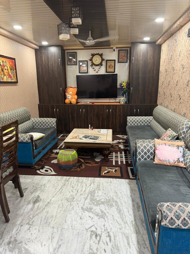 Living Room, mehrauli 3 Bedroom 1200 Sq.Ft. Builder Floor In Mehrauli Delhi 8531954