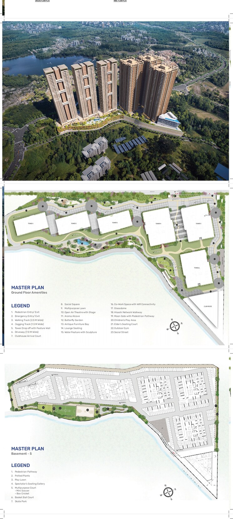 Master Plan, srias-iwa 4 Bedroom 3620 Sq.Ft. Apartment In Nanakramguda Hyderabad 8532244