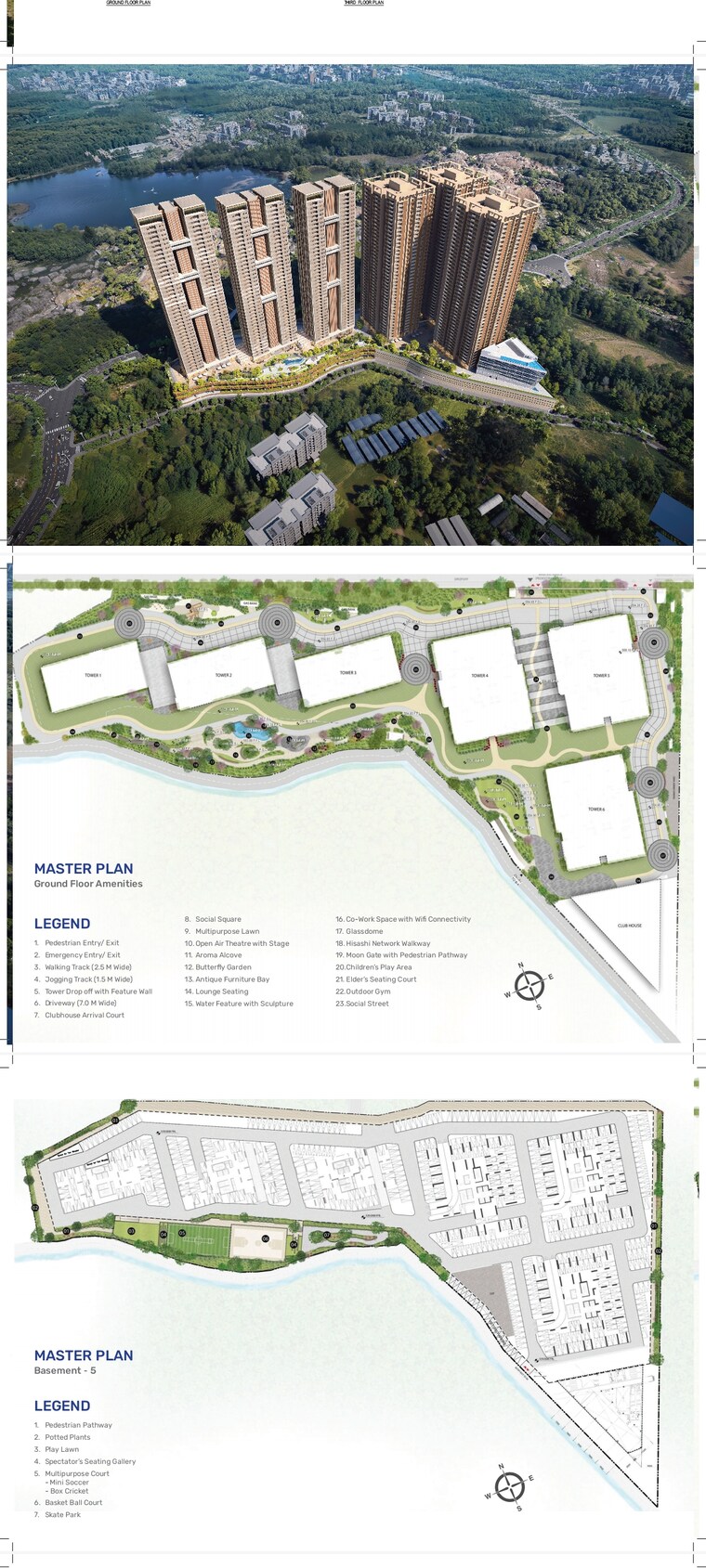 Master Plan, srias-iwa 4 Bedroom 3620 Sq.Ft. Apartment In Nanakramguda Hyderabad 8532244