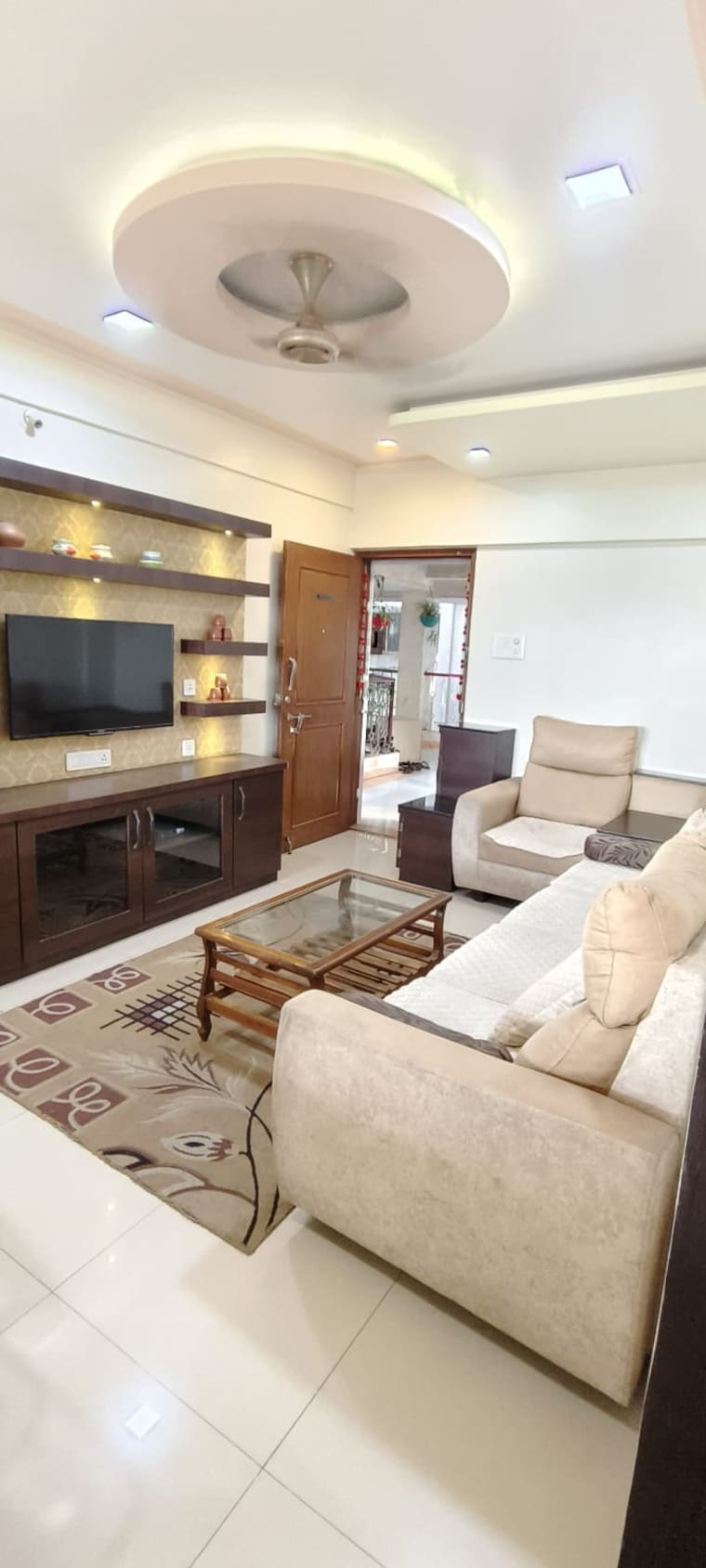 Living Room, goel-ganga-osian-park 2 Bedroom 750 Sq.Ft. Apartment In Katraj Pune 8532251