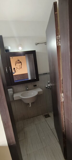 Bathroom in 2 BHK Apartment at Goel Ganga Osian Park, Katraj – for Sale