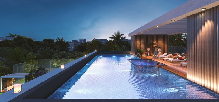 Swimming Pool, lodha-massimo 3 Bedroom 1726 Sq.Ft. Apartment In Baner Pune 8532312