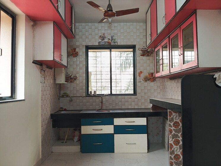 Kitchen, manik-moti 1 RK 450 Sq.Ft. Apartment In Satara Road Pune 8532334