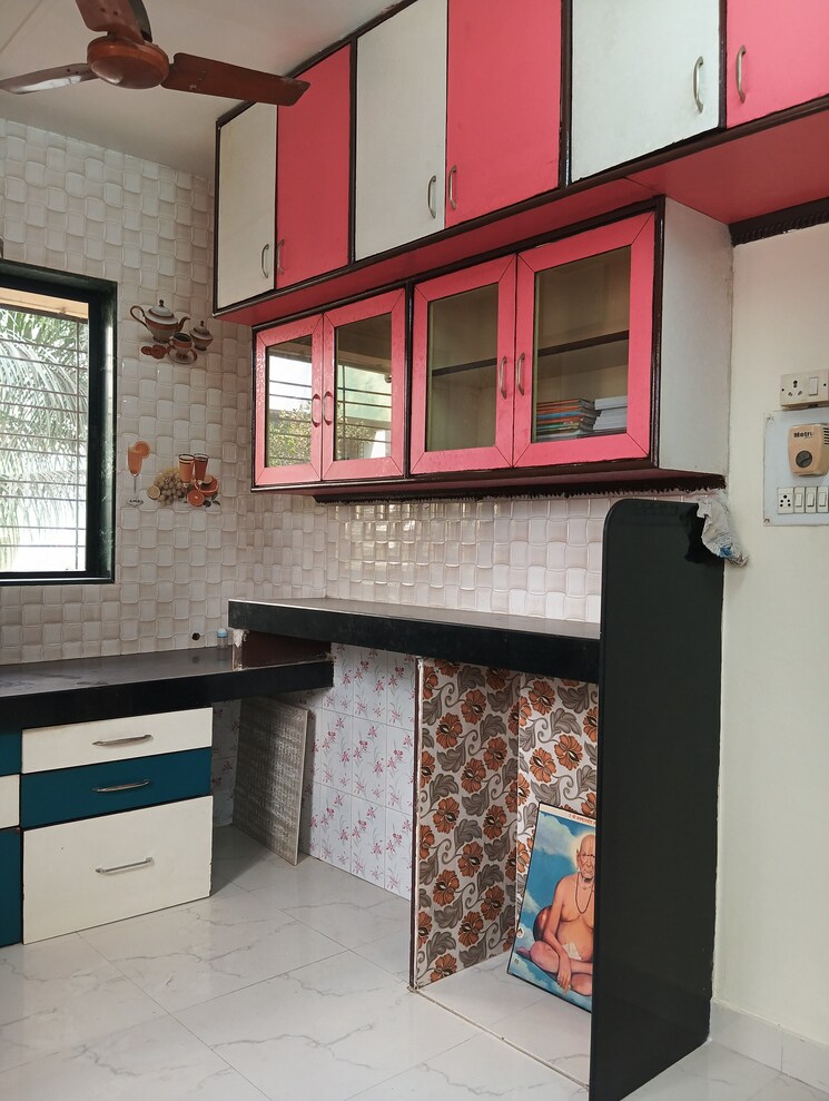 Kitchen, manik-moti 1 RK 450 Sq.Ft. Apartment In Satara Road Pune 8532334