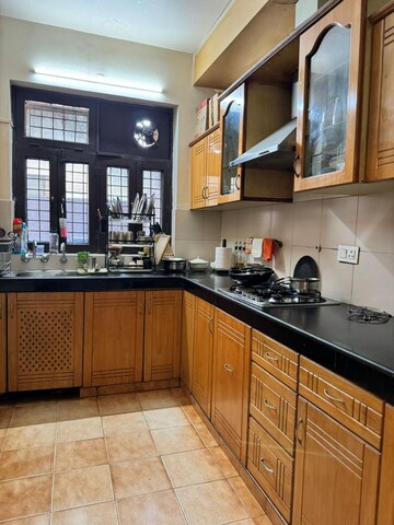 Kitchen in 3 BHK Builder Floor at Ansal Plaza Sector-23, Sector 23 – for Rent