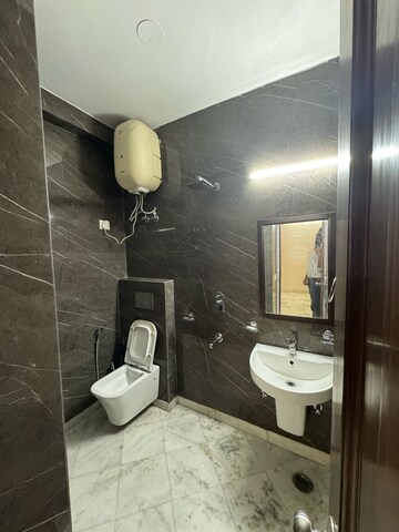 Bathroom in 3 BHK Builder Floor at Malviya Nagar – for Rent