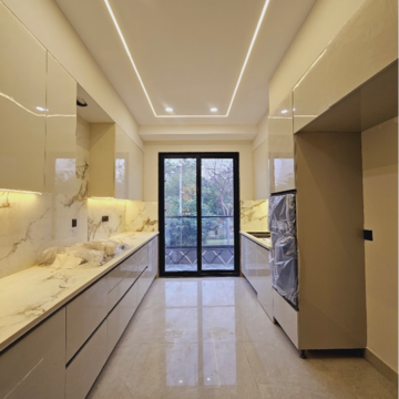 Kitchen in 4 BHK Builder Floor at Ansal API Versalia, Sector 67a – for Sale