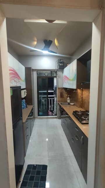 Kitchen in 3 BHK Apartment at Acme Ozone, Manpada – for Rent